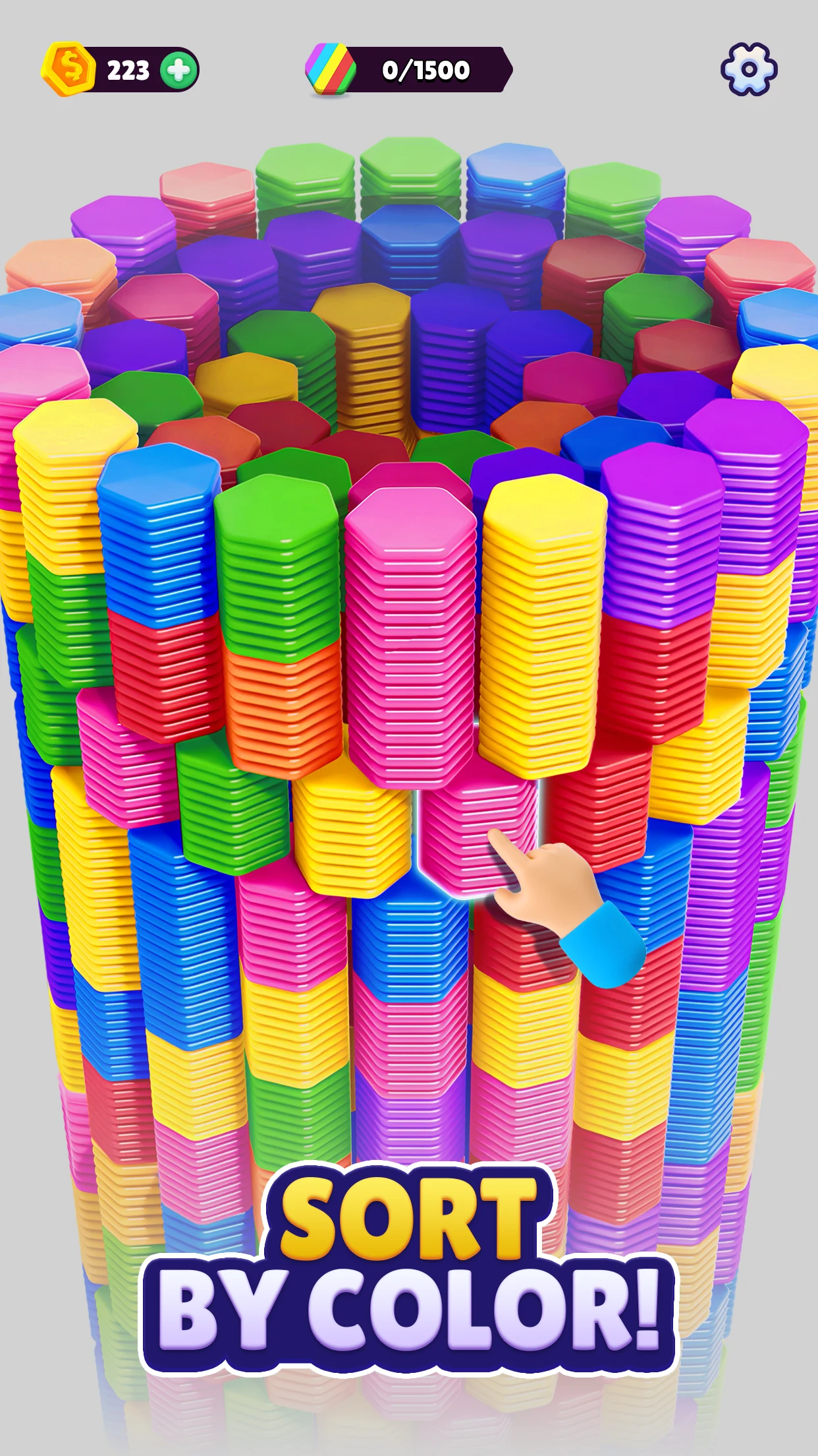 Hexa Sort screenshot